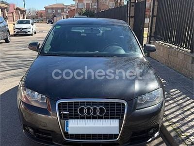 Usado Audi A3 S-Line 140 CV (102 kW) 2008 Negro Utilitario