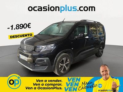 Usado Peugeot Rifter GT 130 CV (95 kW) 2021 Negro Monovolumen