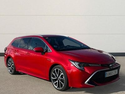 Rojo Usado 2021 Toyota Corolla Advance Familiar | 25.200 € (Precio justo)