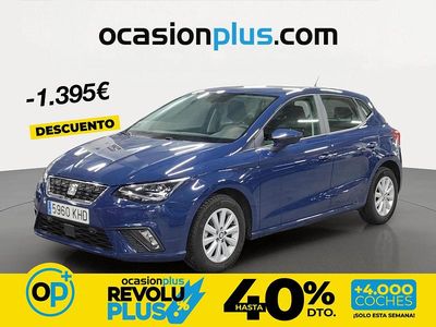 Usado Seat Ibiza Style 90 CV (66 kW) 2018 Azul Utilitario
