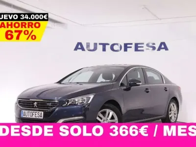 Usado Peugeot 508 Active 150 CV (110 kW) 2015 Azul Berlina