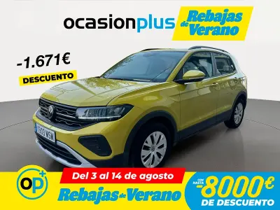 Usado VW T-Cross 95 CV (69 kW) 2024 Amarillo SUV