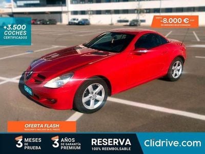 Usado Mercedes SLK200 163 CV (119 kW) 2006 Rojo Descapotable