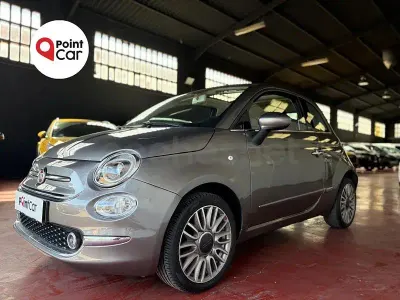 Usado Fiat 500C Lounge 69 CV (50 kW) 2018 Gris / plata Descapotable