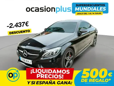 Usado Mercedes C300 245 CV (180 kW) 2018 Negro Coupe