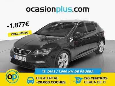 Usado Seat Leon FR 150 CV (110 kW) 2020 Negro