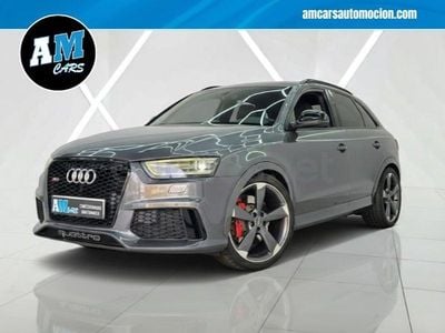 Usado Audi RS Q3 340 CV (250 kW) 2015 Gris / plata SUV