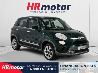 Usado Fiat 500L Trekking 85 CV (62 kW) 2014 Verde Monovolumen