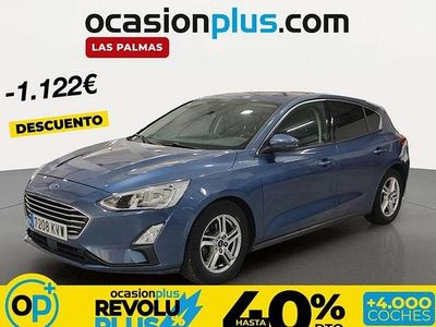 Usado Ford Focus Trend+ 125 CV (91 kW) 2019 Azul Utilitario