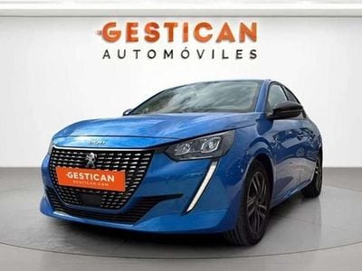 Usado Peugeot 208 Allure 102 CV (75 kW) 2023 Azul Utilitario