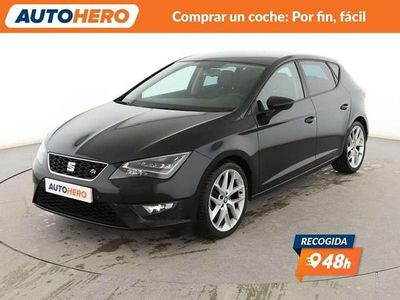 Usado Seat Leon FR 179 CV (131 kW) 2014 Negro Berlina