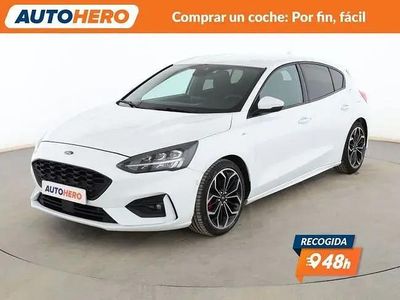 Begagnad Ford Focus ST-Line 125 HK (91 kW) 2019 Vit Sedan