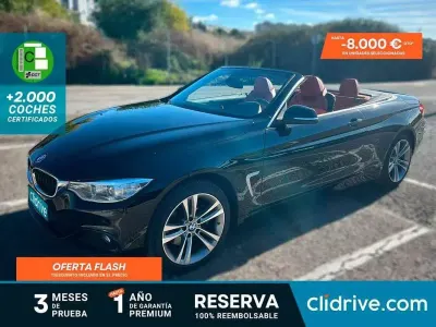 Usado BMW 428 245 CV (180 kW) 2015 Negro Descapotable