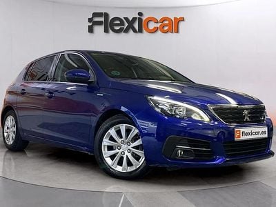 Usado Peugeot 308 Active 131 CV (96 kW) 2020 Azul Utilitario