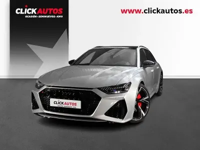Usado Audi RS6 560 CV (411 kW) 2021 Gris / plata Familiar