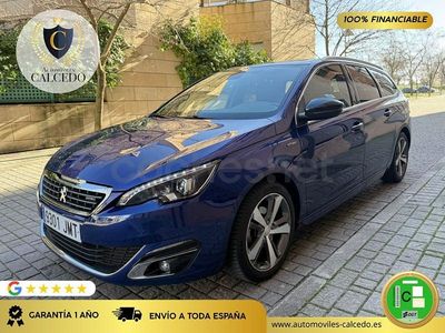 Usado Peugeot 308 SW GT-line 130 CV (95 kW) 2016 Azul Familiar