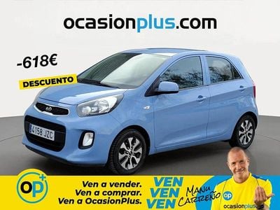 Brugt Kia Picanto 66 HK (48 kW) 2017 Blå Hatchback