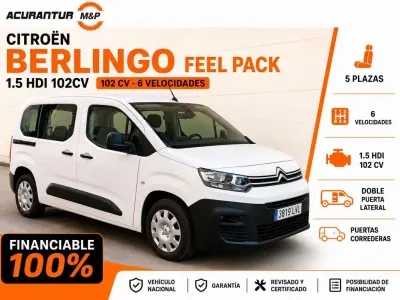 Usado Citroën Berlingo Feel 102 CV (75 kW) 2021 Blanco Monovolumen