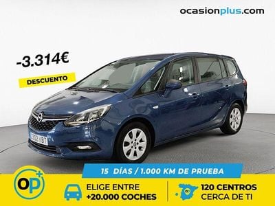 Azul Usado 2017 Opel Zafira Selective Monovolumen | 10.450 € (Buen precio)