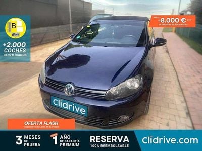Usado VW Golf Cabriolet 105 CV (77 kW) 2013 Azul Descapotable