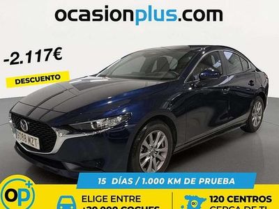 Usado Mazda 3 Prime-Line 140 CV (102 kW) 2025 Azul Berlina