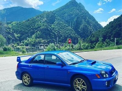 Usado Subaru Impreza 265 CV (194 kW) 2002 Azul Berlina