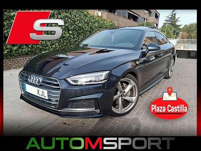 Usado Audi A5 Sportback Advanced Plus 218 CV (160 kW) 2018 Azul Utilitario