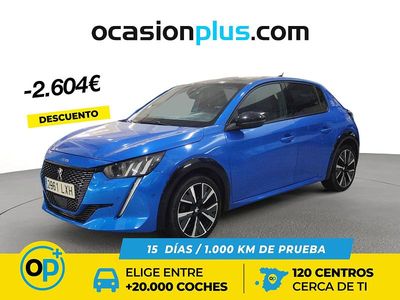 Usado Peugeot 208 GT 100 CV (73 kW) 2022 Azul Utilitario