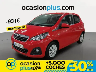 Usado Peugeot 108 Active 72 CV (52 kW) 2020 Rojo Berlina