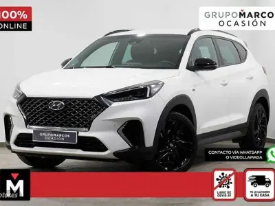 Usado Hyundai Tucson N Line 136 CV (100 kW) 2019 Blanco SUV