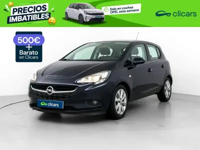 Usado Opel Corsa Selective 90 CV (66 kW) 2018 Negro Utilitario