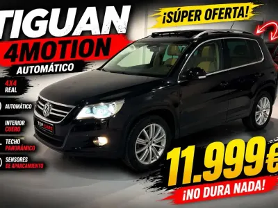 Usado VW Tiguan Sport 140 CV (102 kW) 2009 Negro SUV