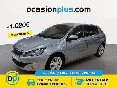 Usado Peugeot 308 Style 130 CV (95 kW) 2016 Gris