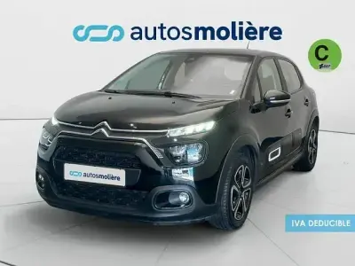 Usado Citroën C3 PureTech 83 CV (61 kW) 2024 Negro Berlina