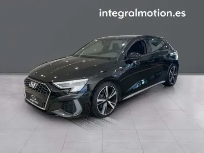 Usado Audi A3 Sportback S-Line 150 CV (110 kW) 2021 Negro Utilitario
