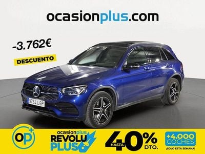 Usado Mercedes GLC200 163 CV (119 kW) 2020 Azul SUV