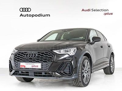 Usado Audi Q3 Sportback 150 CV (110 kW) 2022 Negro SUV