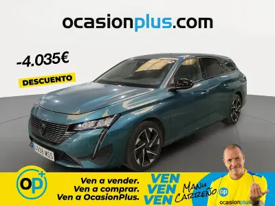 Usado Peugeot 308 Allure 130 CV (95 kW) 2024 Azul Familiar