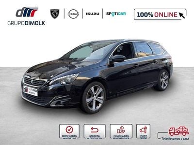 Usado Peugeot 308 SW GT-line 150 CV (110 kW) 2016 Negro Familiar