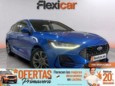 Usado Ford Focus ST-Line 125 CV (91 kW) 2022 Azul Berlina