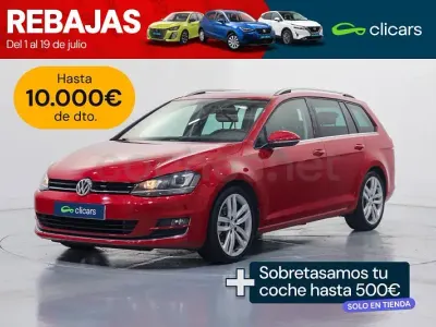 Usado VW Golf Sportsvan Sportline 150 CV (110 kW) 2015 Rojo Monovolumen