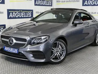 Usado Mercedes E400 AMG Line Premium Plus 333 CV (244 kW) 2017 Gris / plata Coupe
