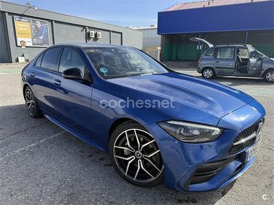 Usado Mercedes C220 200 CV (147 kW) 2021 Azul Berlina