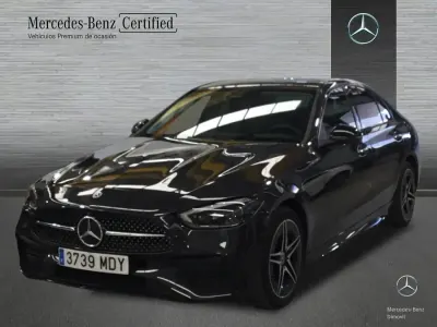 Usado Mercedes C300e AMG line 313 CV (230 kW) 2023 Gris Berlina