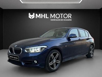 Usado BMW 118 Sport Line 150 CV (110 kW) 2015 Azul Utilitario