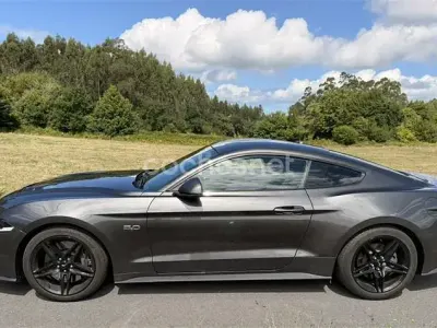 Usado Ford Mustang GT 450 CV (330 kW) 2018 Gris / plata Coupe