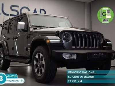 Gris Usado 2018 Jeep Wrangler Unlimited Sahara SUV | 49.899 € (Precio justo)