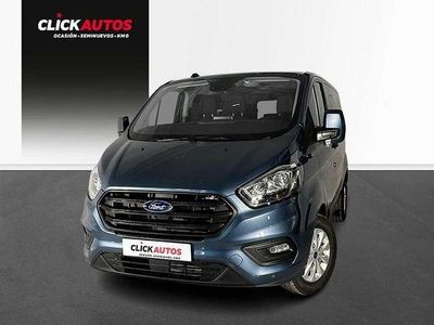 Usado Ford Transit Custom Trend 131 CV (96 kW) 2023 Azul Familiar
