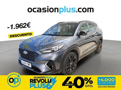 Usado Hyundai Tucson N Line 136 CV (100 kW) 2019 Gris SUV