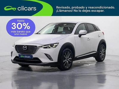 Käytetty Mazda CX-3 Luxury 105 HP (77 kW) 2016 Valkoinen Katumaasturi